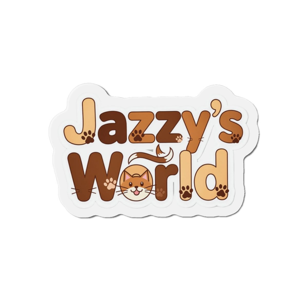 Jazzy’s World Die-Cut Magnet – Premium Vinyl Character Magnet Fun