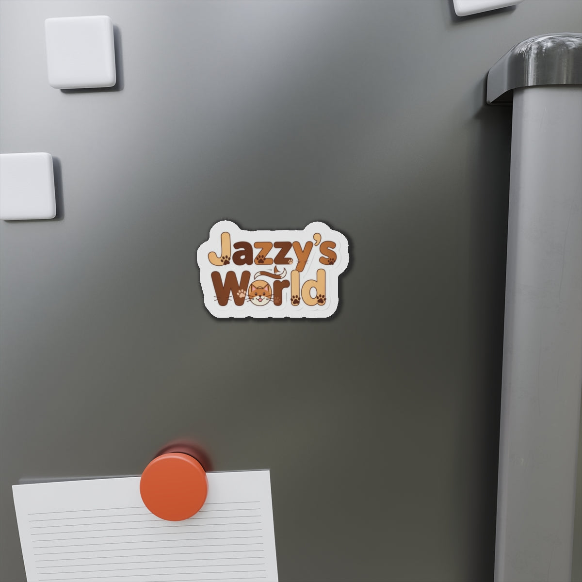 Jazzy’s World Die-Cut Magnet – Premium Vinyl Character Magnet Fun
