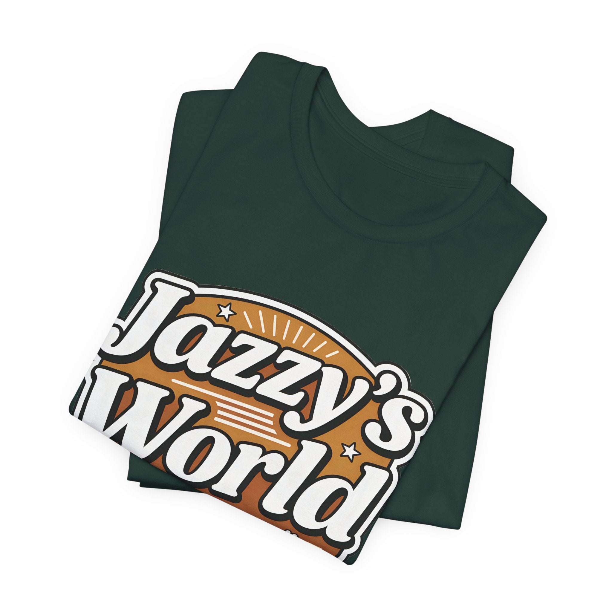 Jazzy’s World – Premium Unisex Tee Logo