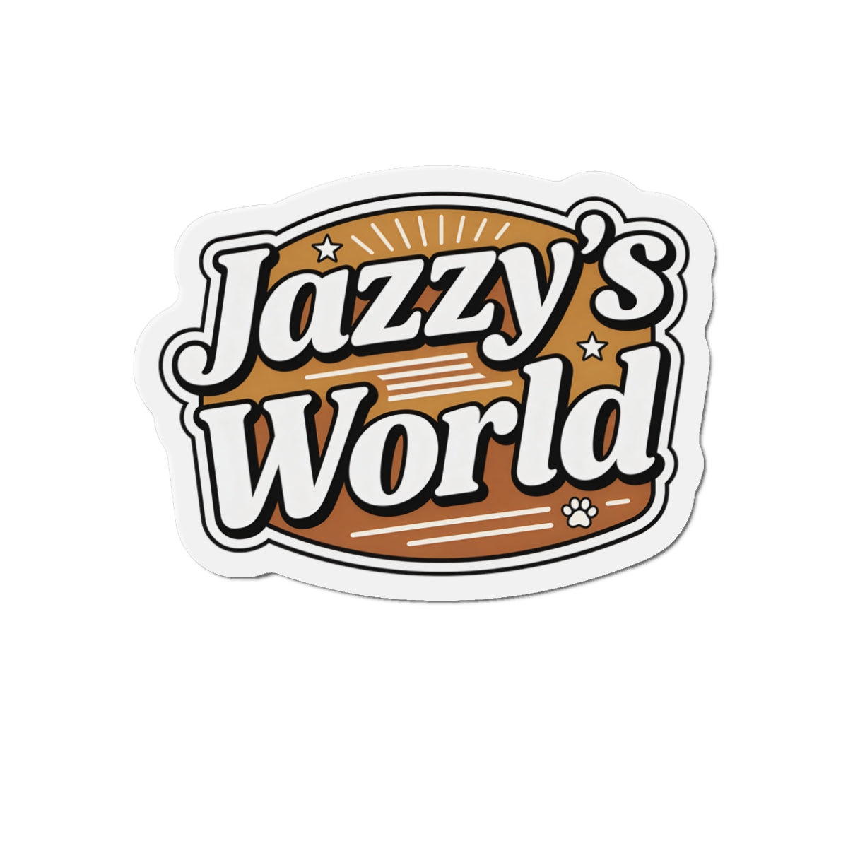 Jazzy’s World Die-Cut Magnet – Premium Vinyl Character Magnet Classic
