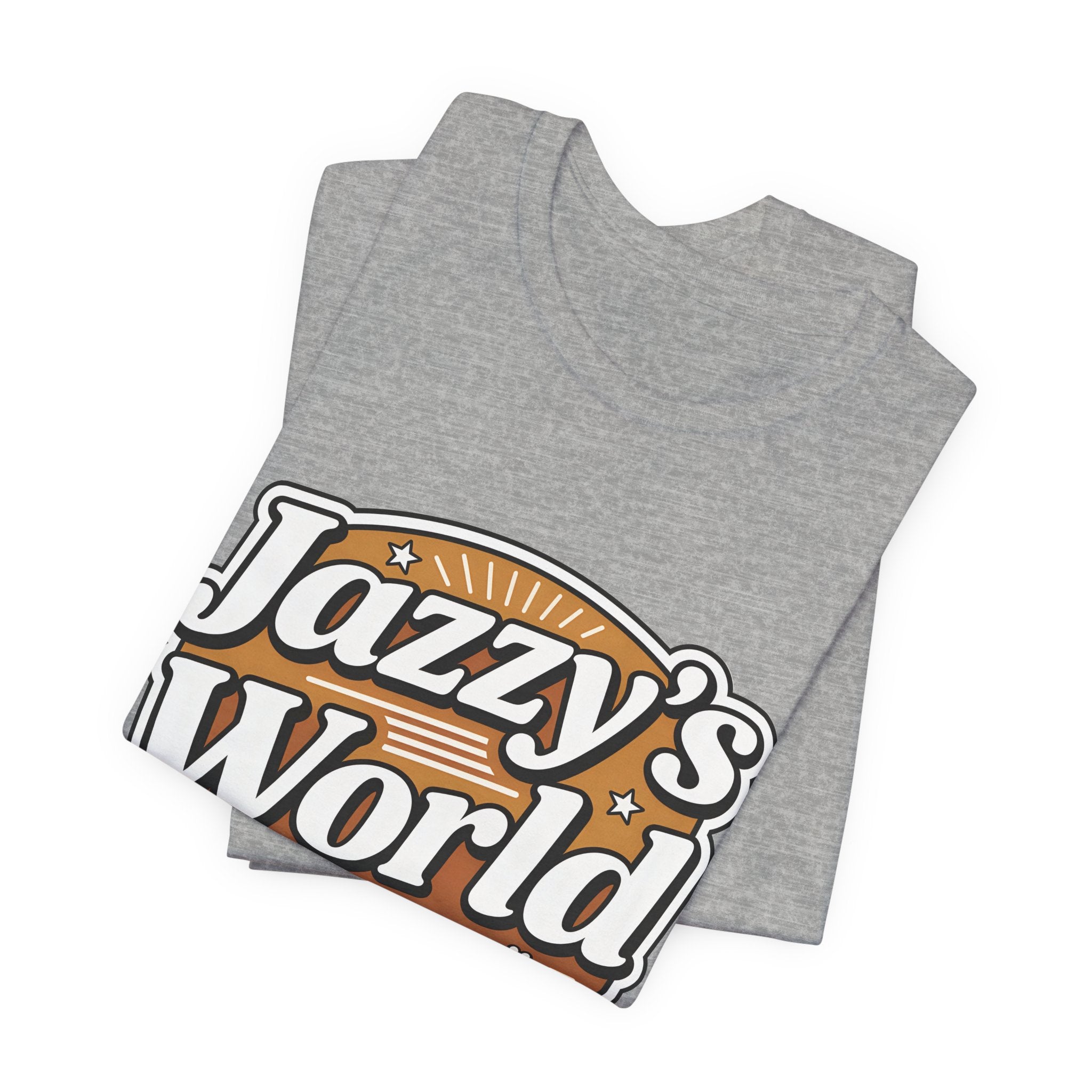 Jazzy’s World – Premium Unisex Tee Logo