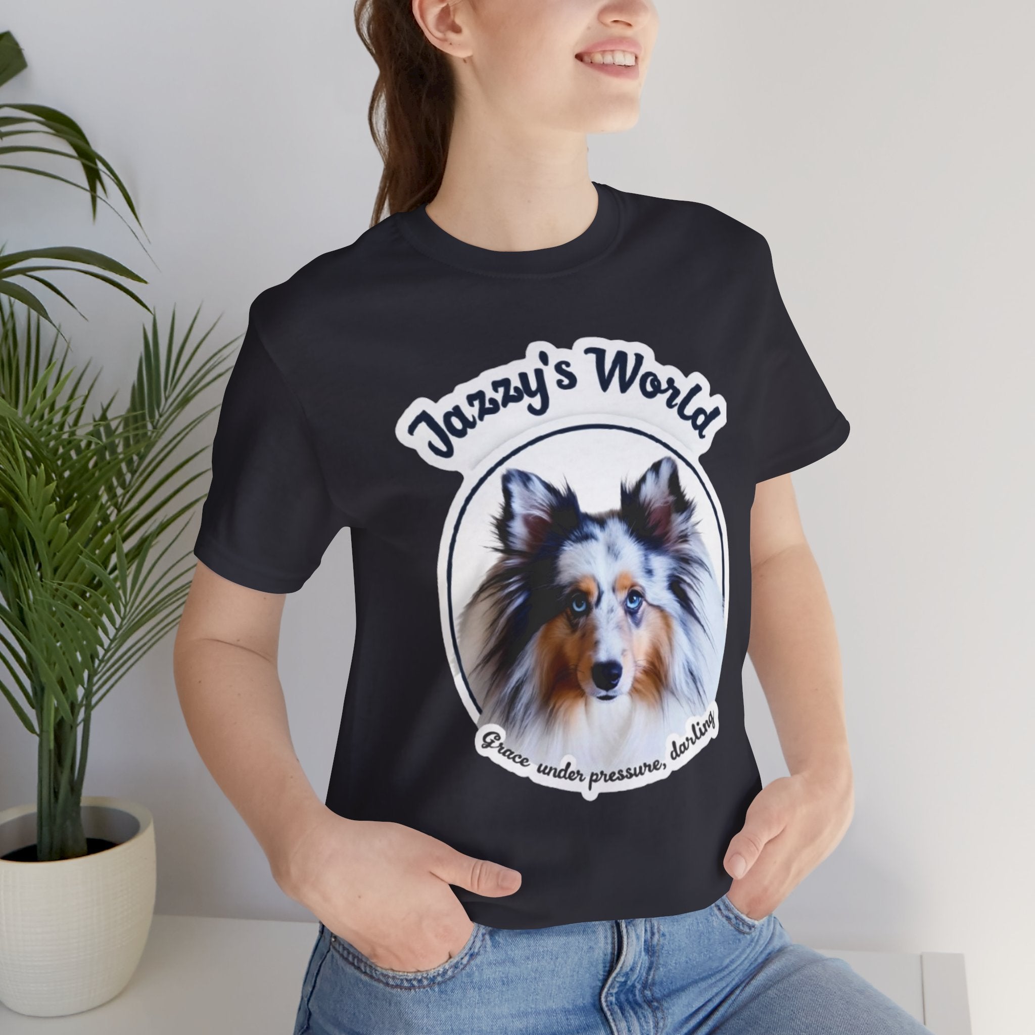 Jazzy’s World – Premium Unisex Tee Luna